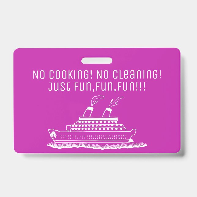 Spaß-Kreuzschiff-Kabine Stateroom Schlüsselhalter Ausweis (Vorderseite)