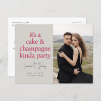 Spaß kühne Typografie Magenta Pink Wedding Rettete