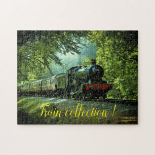 Spaß Kunst Zug Bild Familie Puzzle