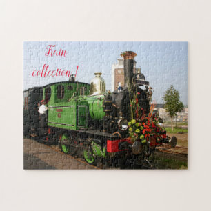 Spaß Kunst Zug Bild Familie Puzzle