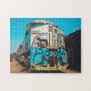 Spaß Kunst Zug Bild Familie Puzzle