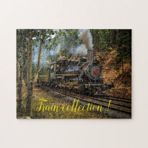 Spaß Kunst Zug Bild Familie Puzzle
