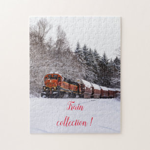 Spaß Kunst Zug Bild Familie Puzzle