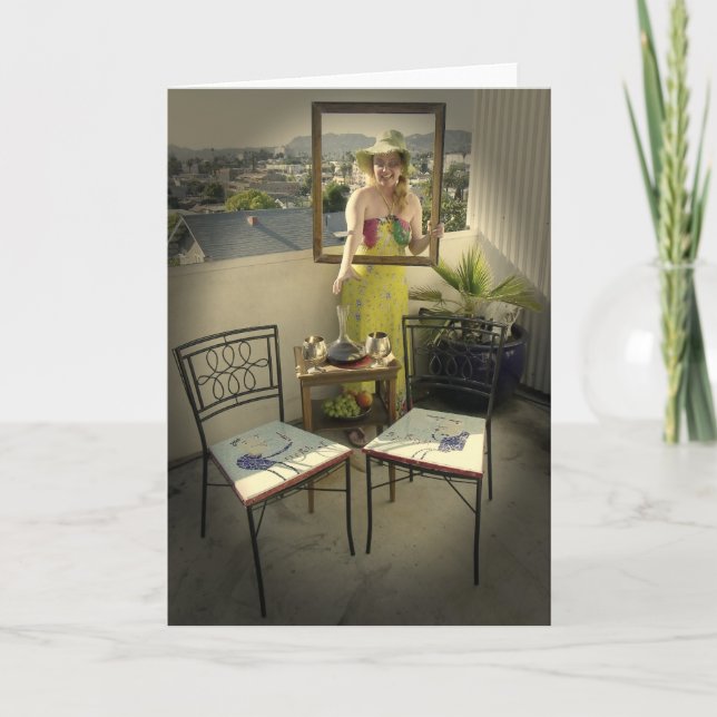 Spaß Künstlerische Grußkarte! Karte (Vorderseite)