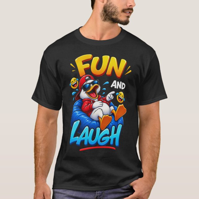 Spaß & Lachen – Cool Duck Comedy T-Shirt (Vorderseite)