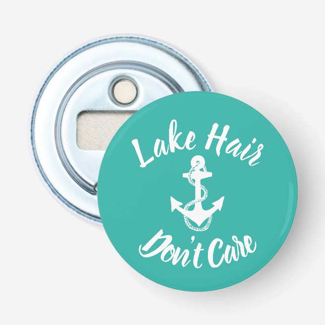 Spaß LAKE HAIR, KEINE SORGEN | Flaschenöffner (Vorderseite)