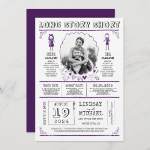 Spaß Lässiges und Niedliches-Foto Save The Date