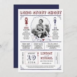 Spaß Lässiges und Niedliches-Foto Save The Date