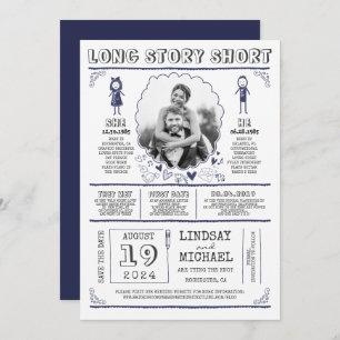 Spaß Lässiges und Niedliches-Foto Save The Date