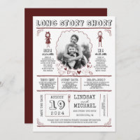 Spaß Lässiges und Niedliches Save the Date Foto