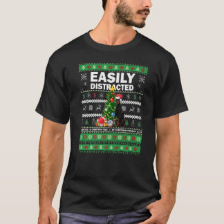 Spaß leicht abgelenkt von Doberman Pinscher & Chir T-Shirt
