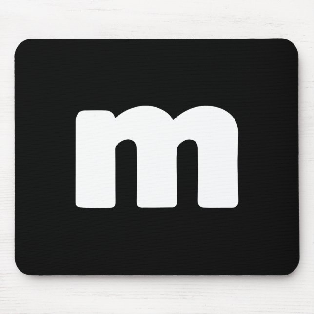 Spaß Letter M Gruppen Halloween Team Groups-Kostüm Mousepad (Vorne)