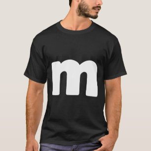 Spaß Letter M Gruppen Halloween Team Groups-Kostüm T-Shirt