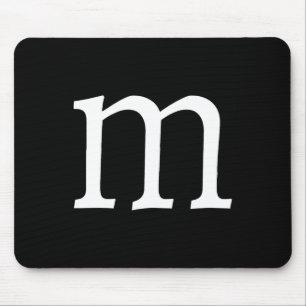 Spaß Letter m Halloween Kostüme Mousepad