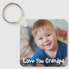 Spaß Liebe Sie Opa Foto Schlüsselanhänger