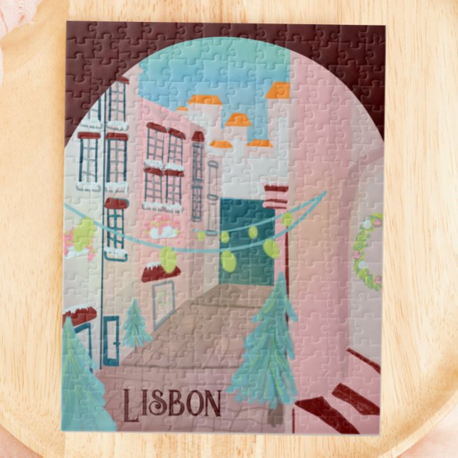 Spaß Lissabon Portugiesischer Winter Puzzle (Von Creator hochgeladen)