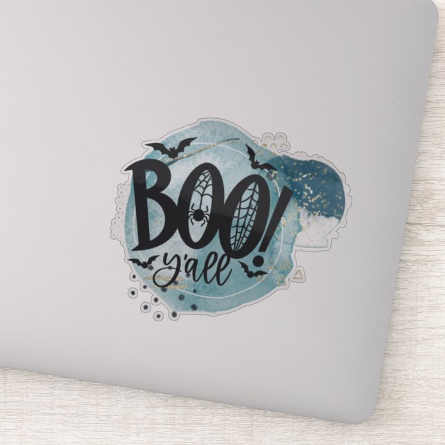 Spaß, lustiger Halloween-Zitat-Aufkleber Aufkleber (Detail)