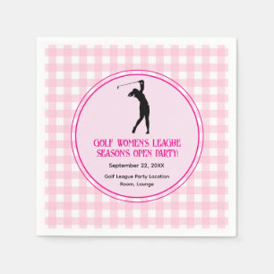 Spaß machen: Ladys Golf League Celebration Serviette