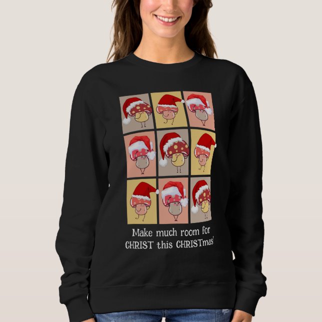 Spaß macht viel Raum für die Weihnachtsmeisterzimm Sweatshirt (Vorderseite)