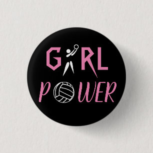 Spaß-Mädchen-PowerNetball Button