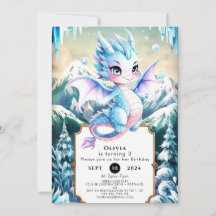Spaß Majestic Ice Dragon Geburtstag