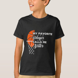 Spaß Mein Lieblings-Basketball-Spieler ruft mich S T-Shirt