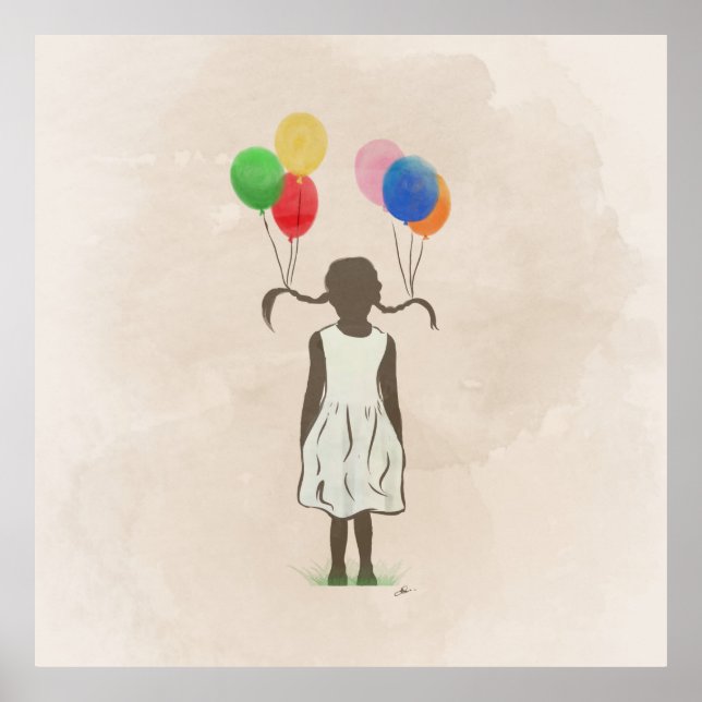 Spaß mit Ballons Poster (Vorne)