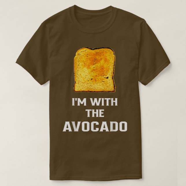 Spaß mit dem Avocado Toast Halloween-Kostüm T-Shirt (Design vorne)