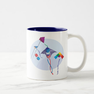 Spaß mit Drachen Zweifarbige Tasse