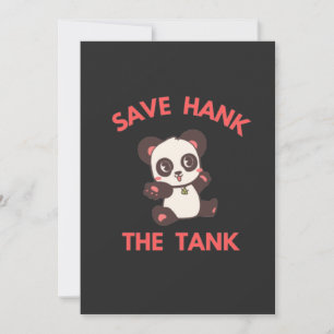 Spaß mit Hank The Tank Feiertagskarte