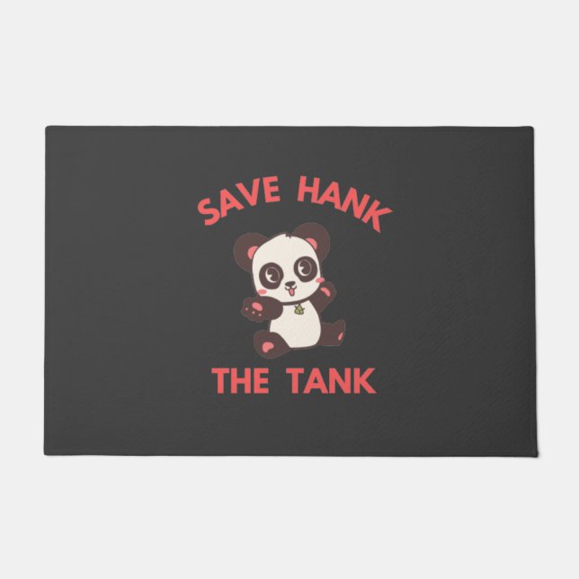 Spaß mit Hank The Tank Fußmatte (Vorderseite)