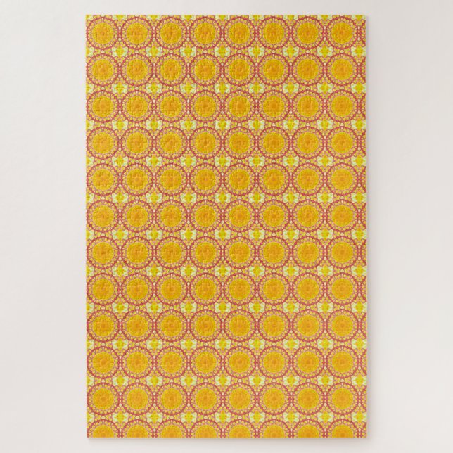 Spaß mit Orange und Rot Puzzle (Vertikal)