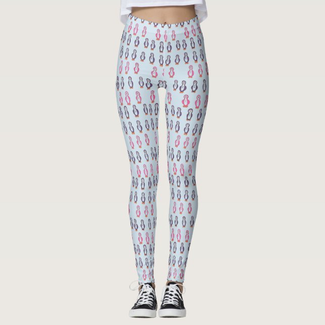 Spaß mit Penguins-Leggings Leggings (Vorderseite)