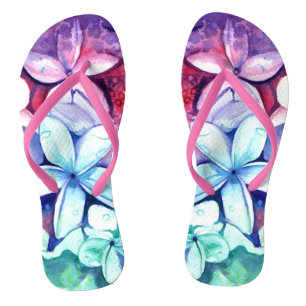 Spaß mit Plumeria Slippahs Flip Flops