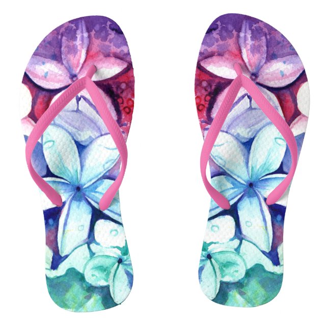Spaß mit Plumeria Slippahs Flip Flops (Fußbett)