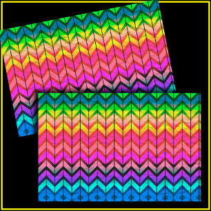 [Spaß mit Streifen] Muster #7a Rainbow Decoupage Seidenpapier