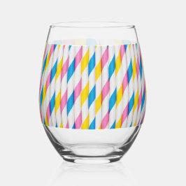 Spaß mit Strohhalmen! Trinkgefäße Weinglas Ohne Stiel