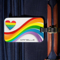 Spaß Moderner LGBT-Pride-Regenbogen-Personalisiert