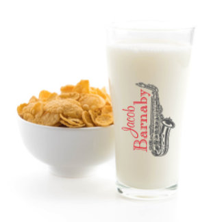 Spaß Moderner Saxophone Band Musician Glass Cup Glas