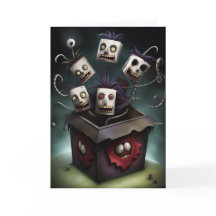 Spaß Monster in einer Schachtel