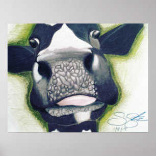 Spaß-MOO-Kuh-Plakat Poster