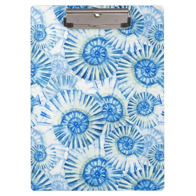 Spaß-Muschel-Muster Klemmbrett (Vorderseite)