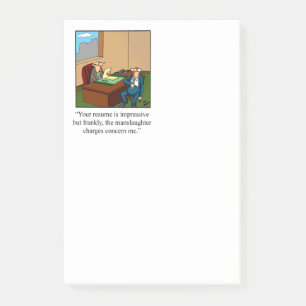 Spaß nach der Bestellung Post-it Klebezettel