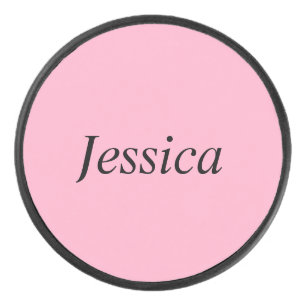 Spaß Nelke Pink Eishockey Puck