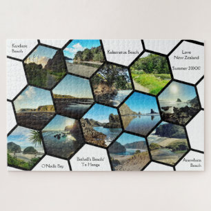 Spaß Neuseeland Ziel Souvenir Foto Collage Puzzle