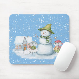 Spaß Niedlich frohe Weihnachten Weihnachten Urlaub Mousepad