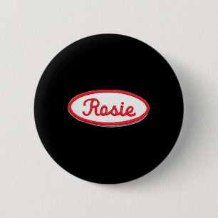Spaß Niedlich Rosie The Riveter Feminist Costume Button