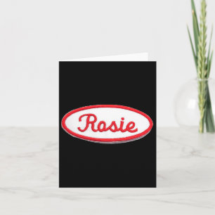 Spaß Niedlich Rosie The Riveter Feminist Costume Karte