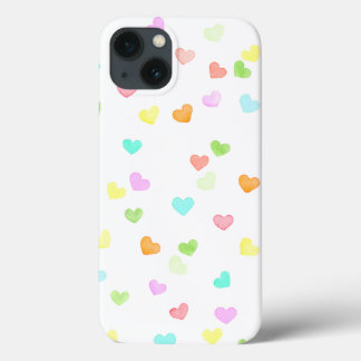 Spaß niedliche farbenfrohe Herzen glückliche Wasse Case-Mate iPhone Hülle