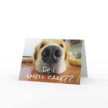 Spaß Niedlicher Hund Big Nose Happy Geburtstag